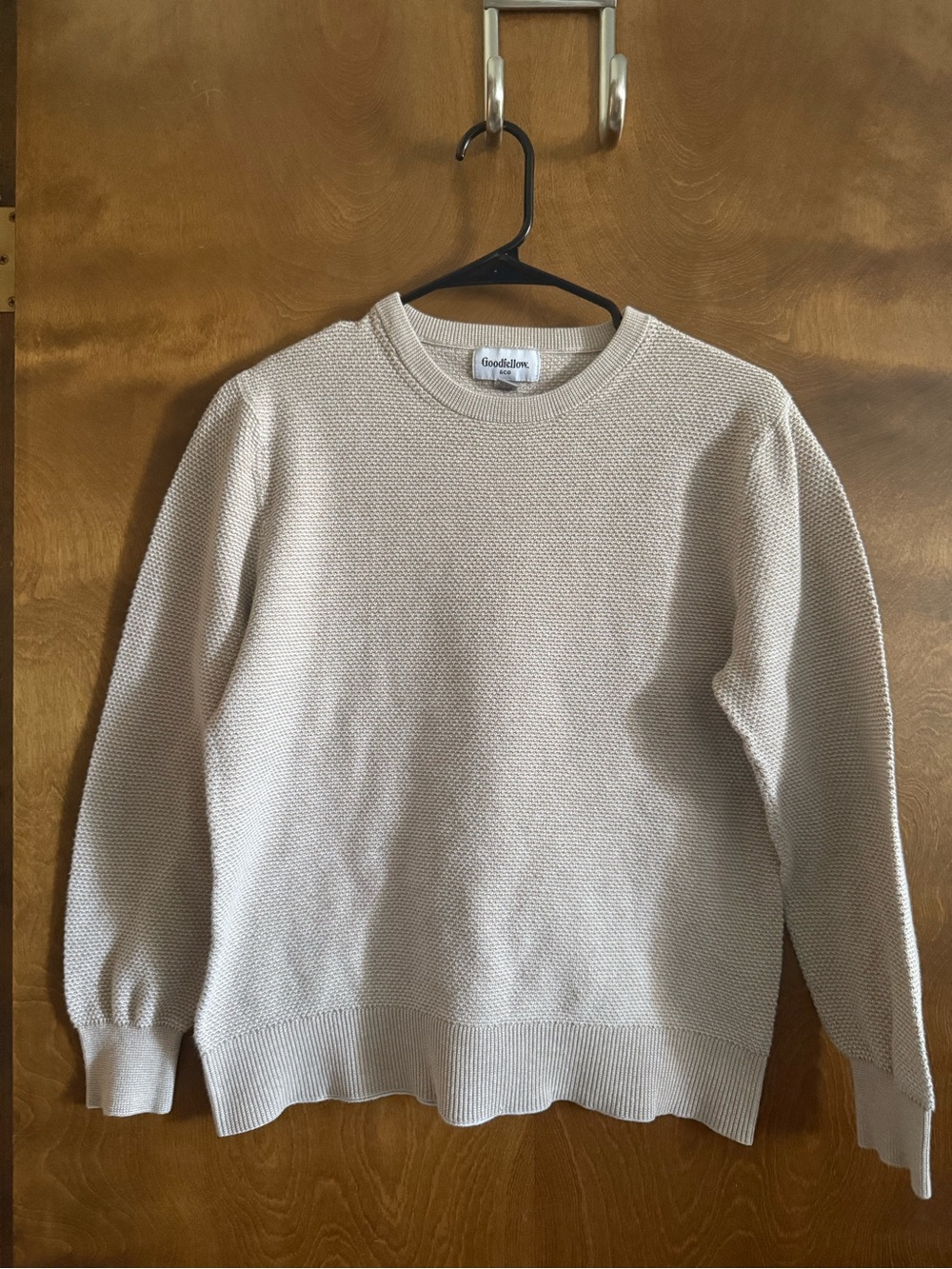 Goodfellow & Co Men's Beige Crewneck Sweater